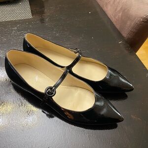 Marc Fisher Black Patent Leather Mary Janes